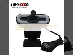 GC2053 이미지 센서 및 3단계 터치 조광 조명을 갖춘 USB 카메라 모듈 2개 전환