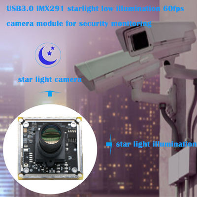 보안 모니터링을 위한 USB2.0 IMX291 별빛 저조명 60fps 카메라 모듈