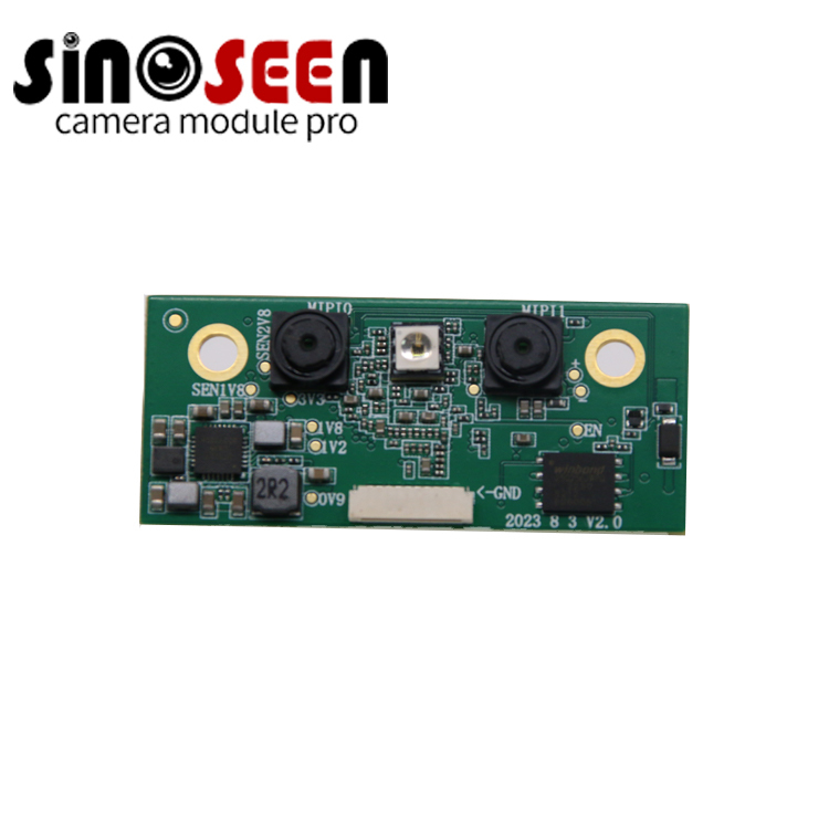 AI 기반 3D 얼굴 인식 카메라 모듈, RGB IR 듀얼 센서, UVC 720P 출력 및 저전력 설계